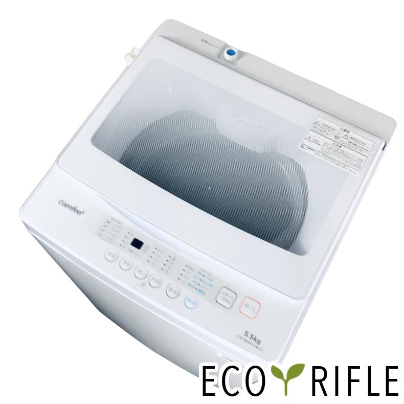 洗濯機 中古 comfee CAC06EW55/W-S1 2025年製 5.5kg ホワイト 送風 乾燥機能付き 全自動 一人暮らし