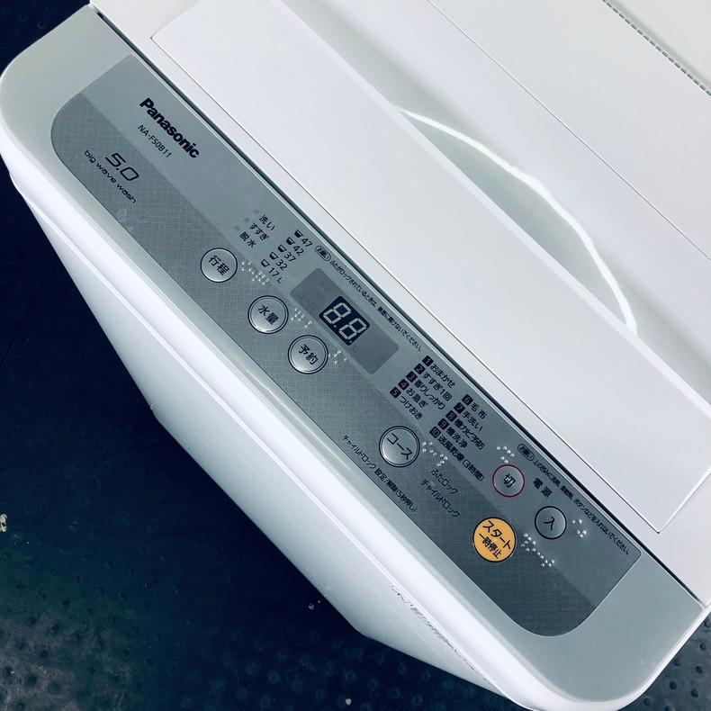 【中古】 パナソニック Panasonic 洗濯機 一人暮らし 2018年製 全自動洗濯機 5.0kg シルバー 送風 乾燥機能付き NA-F50B11｜rifle-eco｜03