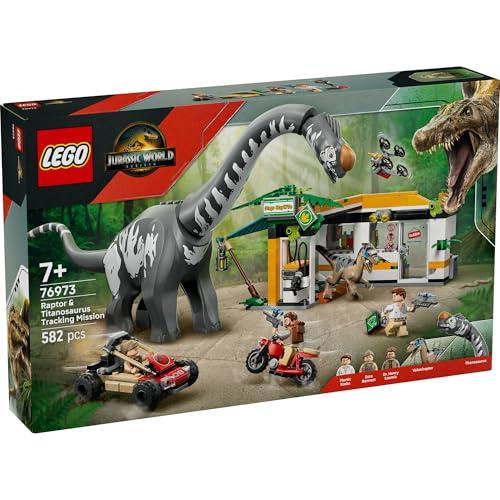 レゴ(LEGO) ジュラシック・ワールド ラプターとティタノサウルス 追跡