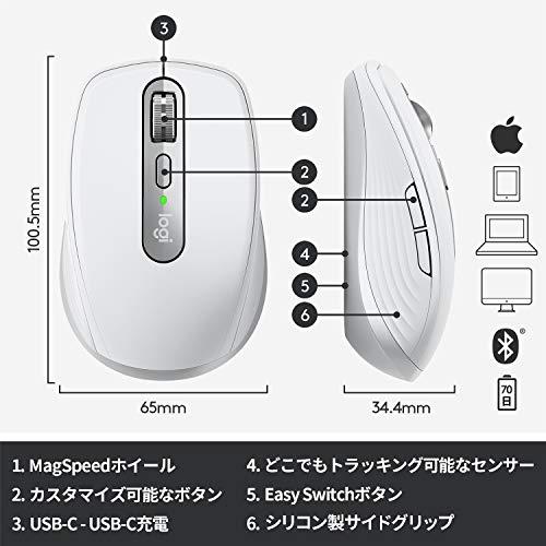 ロジクール MX ANYWHERE 3 ワイヤレス モバイルマウス for Mac MX1700M Bluetooth 高速スクロールホイール｜riftencom｜06