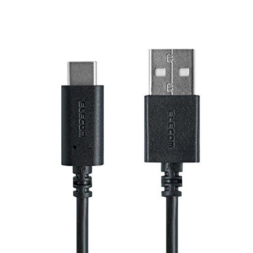 エレコム USB TYPE C ケーブル タイプC (USB A to USB C ) 超急速充電 USB2.0準拠品 2.0m MPA-AC20BK | 