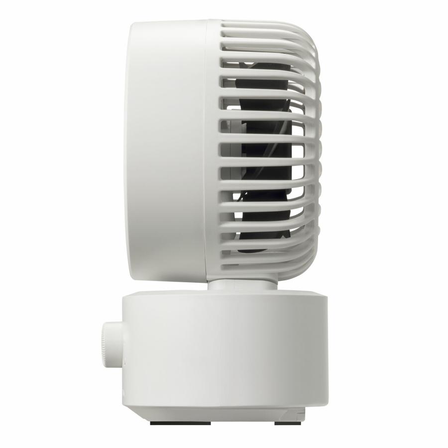 リズム(RHYTHM) 「Silky Wind Mini」扇風機 2重反転ファン DCブラシレスモーター デスク 卓上 コンパクト USB 左右自動首振り ライトグレー 9ZF038RH08 | RHYTHM（時計） | 01