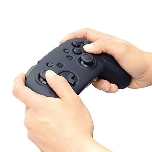 (未使用･未開封品)アローン Switch Proコン用 シリコンカバー 凹凸グリップで握りやすく疲れにくい プロコンの操作性アップ 2mmの極厚で耐久性・耐衝撃性がアップ アローン Switch Proコン用 シリコンカバー 凹凸グリップで握りやすく