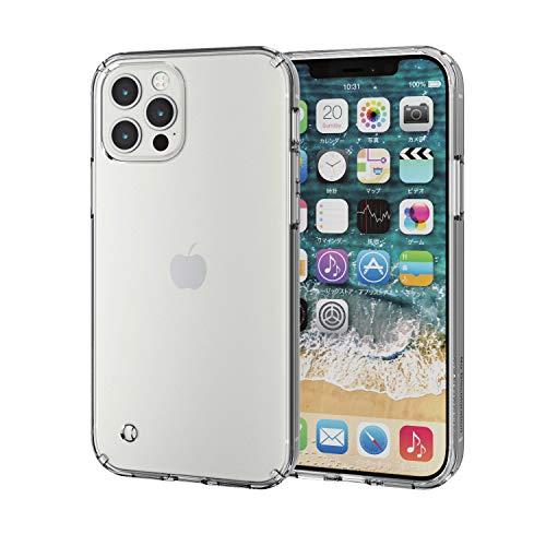 エレコム iPhone 12 / 12 Pro ケース Qi充電対応 ハイブリッド 耐衝撃 クリア PM-A20BHVC2CR | 