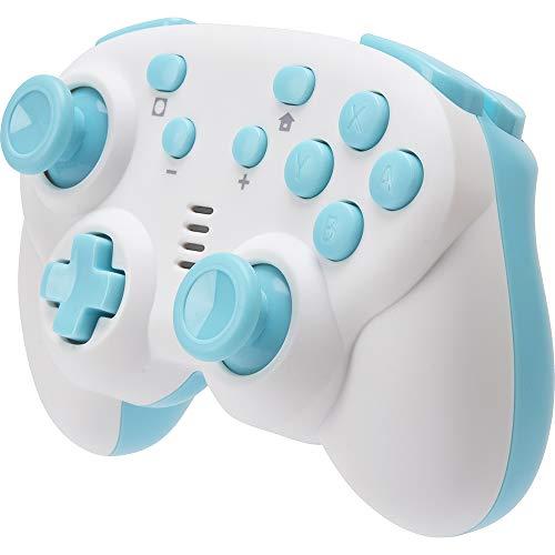 CYBER ・ ジャイロコントローラー ミニ 無線タイプ ( SWITCH 用) クリーム × ライトブルー - Switchの画像