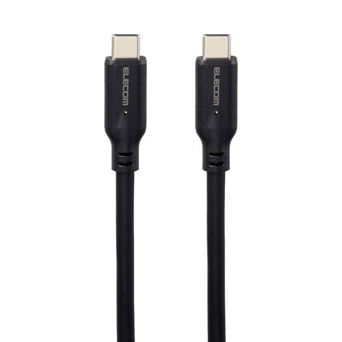 エレコム USB Type-C  Type-C ケーブル USB PD対応 100W 1m ブラック MPA-CC1G10BK | 