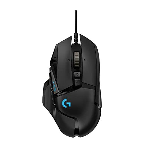 Logicool G ゲーミングマウス G502 有線 USB 接続 マウス HERO 25Kセンサー G502RGBhr LIGHTSYNC | 