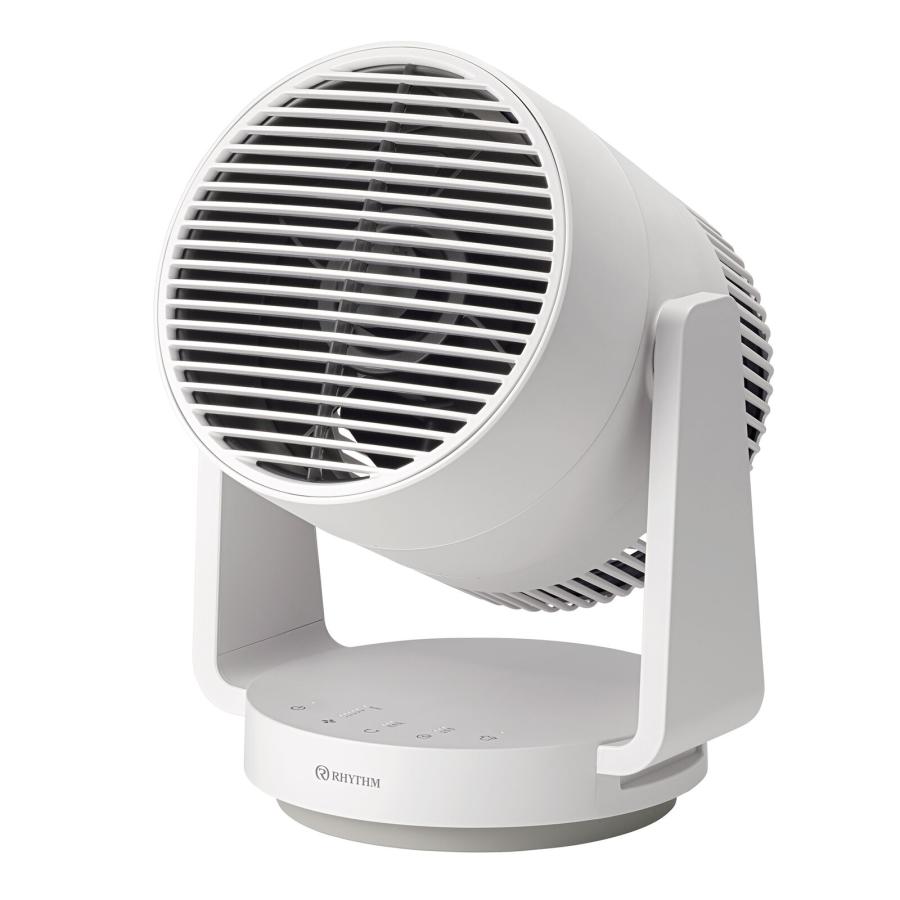 リズム(RHYTHM) サーキュレーター 40畳 2重反転ファン Silky Wind Circulator ライトグレー 9ZFA39RH08 ：丸洗いOK 自動首振り 強力送風 衣類乾燥 タイマー付き | RHYTHM（時計）