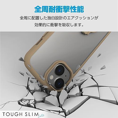 エレコム iPhone15 ケース TOUGH SLIM LITE リング付き 耐衝撃 衝撃吸収 薄型 軽量 ストラップシート付き ストラップホ |  | 01