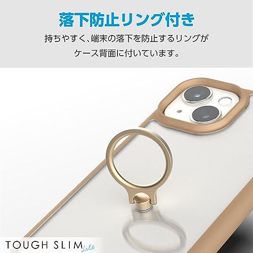 エレコム iPhone15 ケース TOUGH SLIM LITE リング付き 耐衝撃 衝撃吸収 薄型 軽量 ストラップシート付き ストラップホ |  | 02