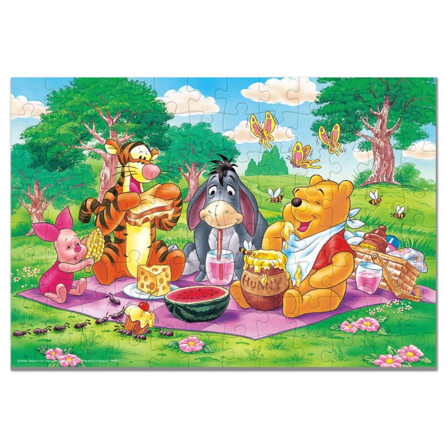 テンヨー 96ピース 子供向けパズル みんなでピクニック (くまのプー