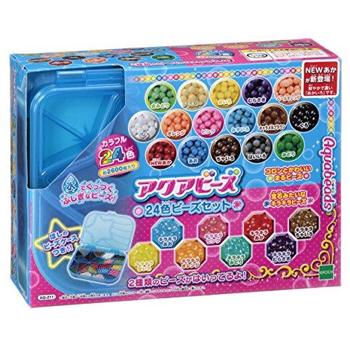 アクアビーズ 別売り 【24色ビーズセット】 AQ-211 | 