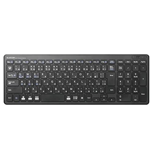 エレコム キーボード Bluetooth パンタグラフ コンパクトキーボード テンキー付きブラック TK-FBP101BK | 