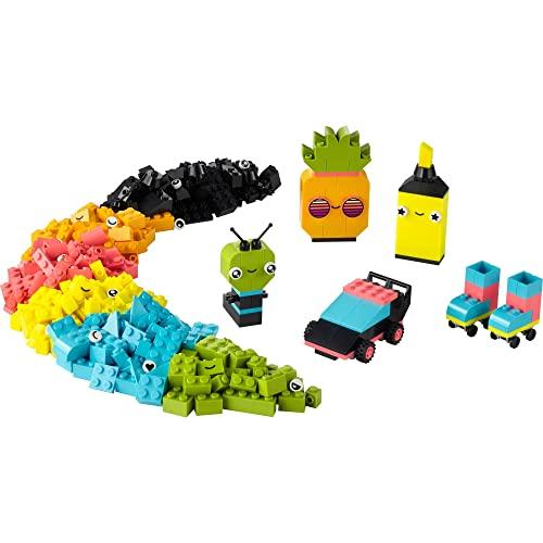 レゴ(LEGO) クラシック アイデアパーツ\u003cネオンカラー\u003e 11027 おもちゃ ブロック プレゼント 知育 クリエイティブ 男の子 女の子_3