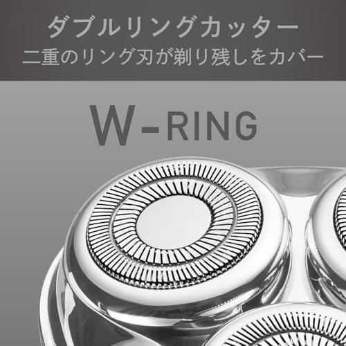 コイズミ メンズシェーバー シームレス 回転式 3ヘッド USB 充電・交流
