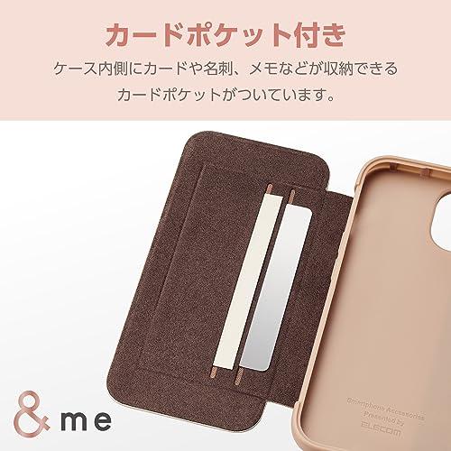 エレコム iPhone15 ケース me 手帳型 レザー 革 マグネット開閉 カードポケット×2 グレージュ PM-A23APLFYJ3GB |  | 01