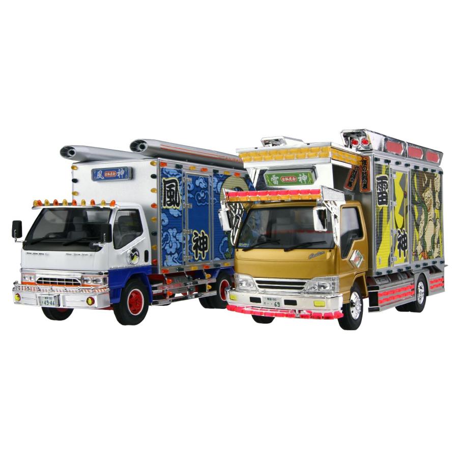 青島文化教材社 1/32 ザ・デコトラシリーズ No.3 風神☆雷神