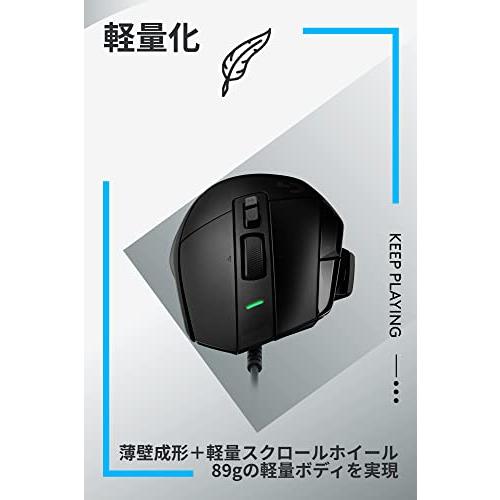 Logicool G ゲーミングマウス G502 X 有線 ゲーミング マウス G502X-BK