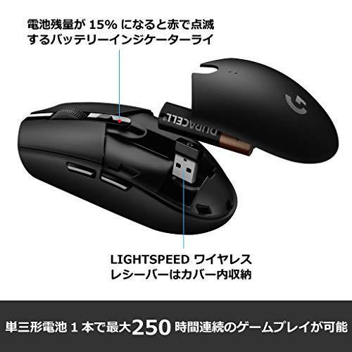 Logicool G ゲーミングマウス G304 LIGHTSPEED ワイヤレス 軽量 99g