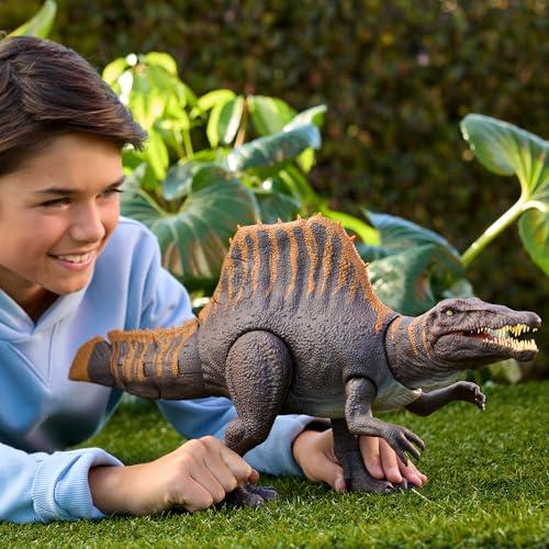 マテル ジュラシックワールド(JURASSIC WORLD) スーパーバトルアタック！ほえるスピノサウルス フィギュア 恐竜 おもちゃ JGB56の画像