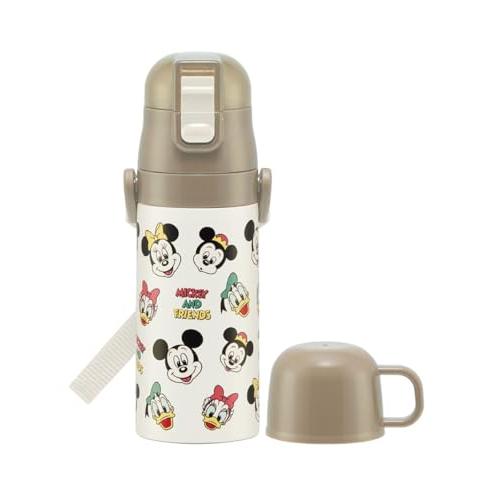 スケーター(skater) 子供用 ステンレス 水筒 2way 直飲み 420ml コップ飲み 350ml ミッキーフレンズ クッキング 子供 | 