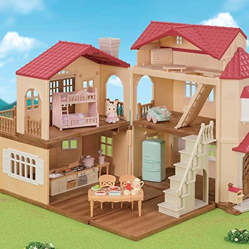 シルバニアファミリー 人形・家具セット 【 赤い屋根の大きなお家 家具
