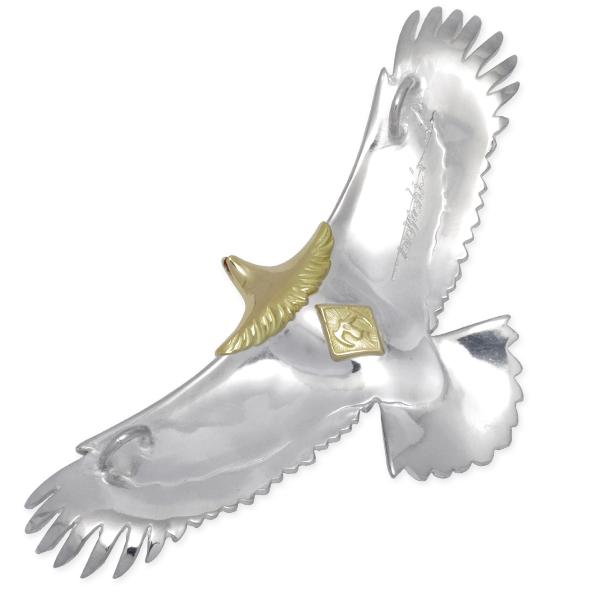 鷲見太郎Eg-03大イーグル 鷲見太郎 TaroWashimi ペンダント イーグルeg-03 K18・925ルビー