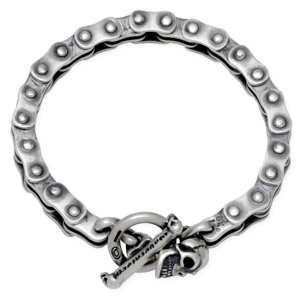 Gaboratory（ガボラトリー） ブレスレット バイクチェーンw/スカルブ