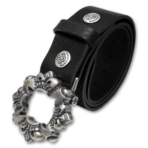 Gaboratory ガボラトリー 4クラウン ベルト ホールディング Gaboratory（ガボラトリー） ベルト 4ハートクラウンベルトバックルw