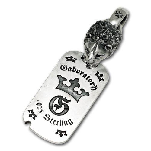 Gaboratory（ガボラトリー） ペンダント ライオンw/ドッグタグ DT-03