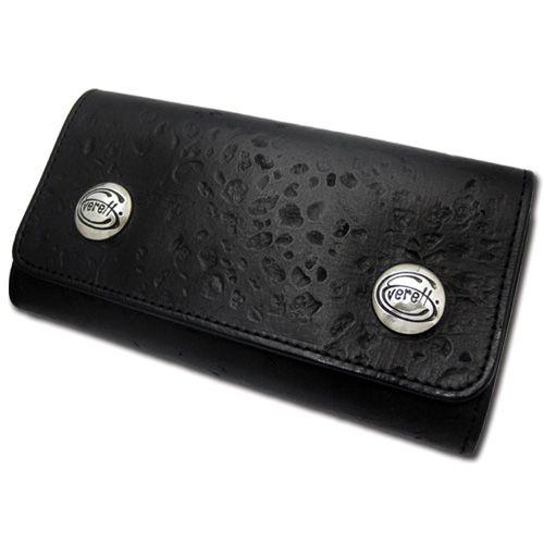 グレッグエヴァレットオリジナル【GregEverettOriginal/ウォレット・財布】3フォールドウォレットデストロイブラック | 
