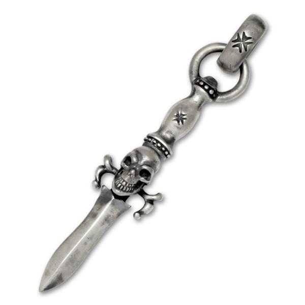 ガボラトリー GABORATORY ペンダント ハーフダガーw/スカルペンダントw/H.W.O P-59