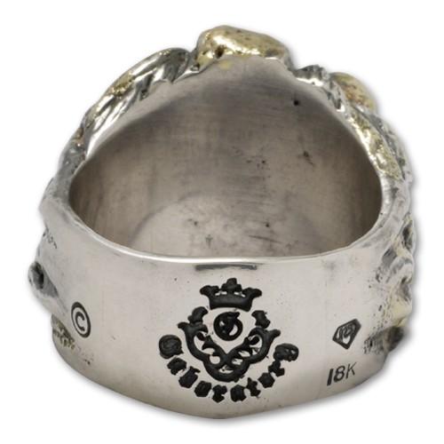 Gaboratoryガボラトリー18K Oリングパンサーリング