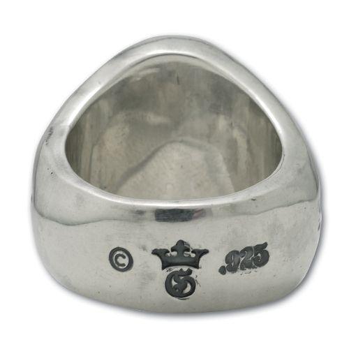 ガボラトリー クロスオーバルシグネットリング ガボラトリー Gaboratory Cross oval signet ring クロス