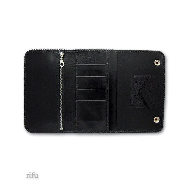リードMFG【REID MFG】カウハイドブラックウォレット : rifu リードMFG【REID MFG】カウハイドブラックウォレット : rifu