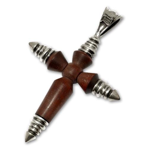 Stanley Guess マルチウッドインレイ ウッドギター ペンダント STANLEY GUESS(スタンリーゲス)：Wood Guitar Pendant(ウッドギター