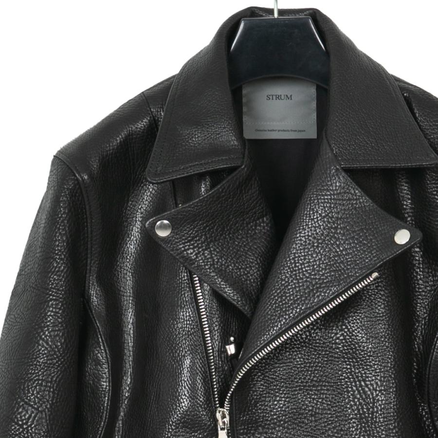 strum様 STRUM - Full tanned Calfskin Garment Burning Dyed Hight Neck