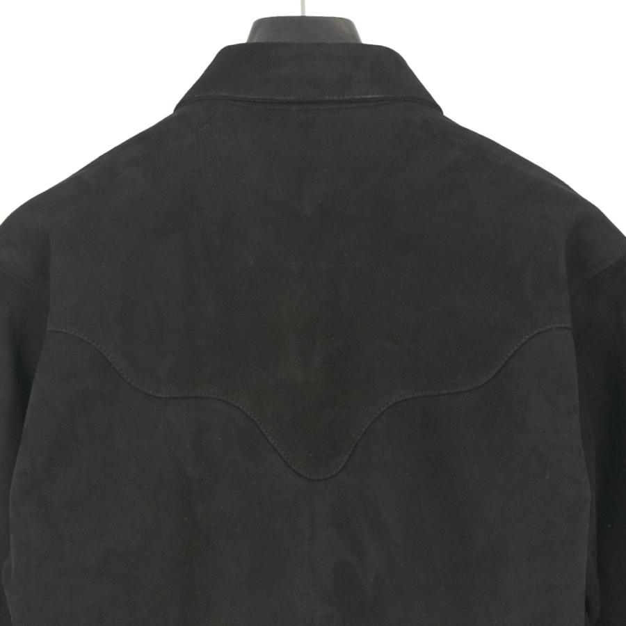 黒*獅様 STRUM スエードウエスタンシャツ シープスエード EDDIE ウエスタンシャツ - BLACK – STRUM OFFICIAL