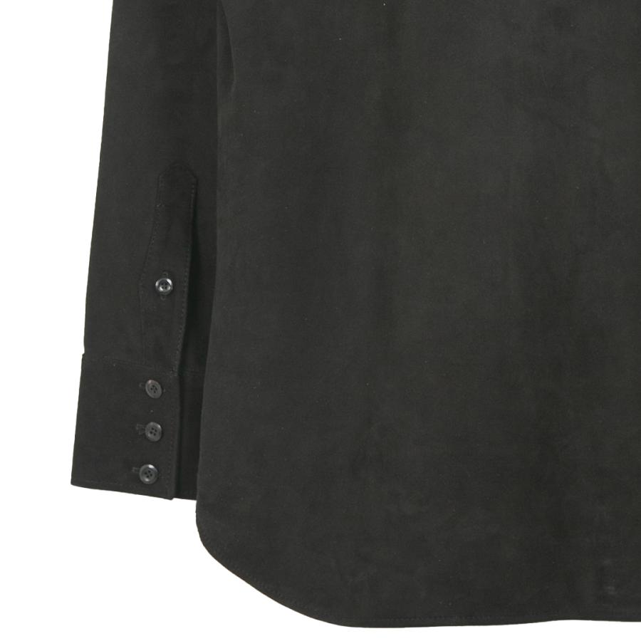 STRUM ストラム シープスエード EDDIE ウエスタンシャツ BLACK STL080