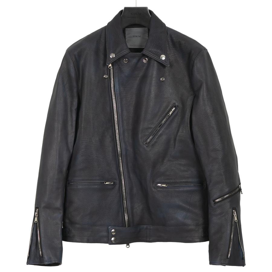 STRUM ストラム 白鞣し×ベジタブルタンニン鞣しカーフスキン Burning