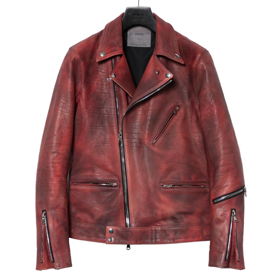 STRUM ストラム ダブルショルダーステア燃焼製品染め バーニングダイ