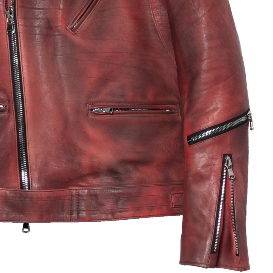 STRUM ストラム ダブルショルダーステア燃焼製品染め バーニングダイ