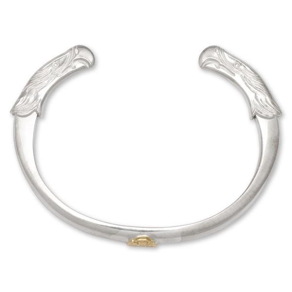 鷲見太郎 Taro Washimi ブレスレット イーグルフェイスバングル/S K18フラワーメタル(56166円)