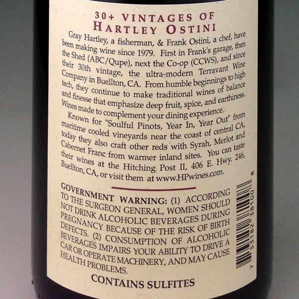 Hitching Post Pinot Noir Cork Dancer Santa Barbara County [2009] / ヒッチン