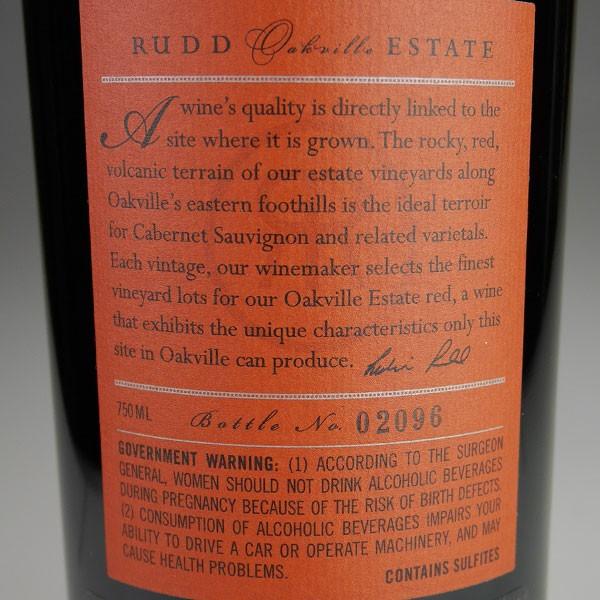 Rudd Oakville Estate Red [2009] / ラッド オークヴィル エステート  