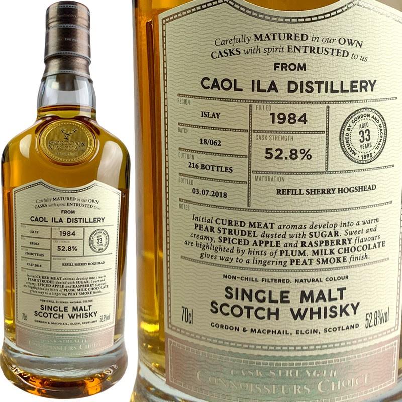 Connoisseurs Choice Caol Ila 33 yo [1984] / ゴードン ＆ マクファイル コニサーズチョイス カスクストレングス ウッデンボックス カリラ 33年 [SW](40755円)
