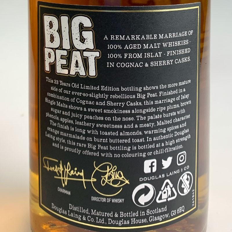 ビッグピート 33年 1985 コニャック＆シェリー ダグラスレイン社 Big Peat's 33 yo Cognac & Sherry Cask [1985] / ダグラスレイン