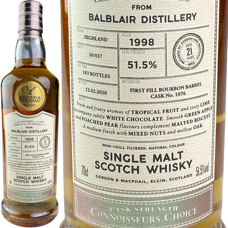 Gordon & MacPhail Cask Strength Balblair 24 yo [1998] / ゴードン  