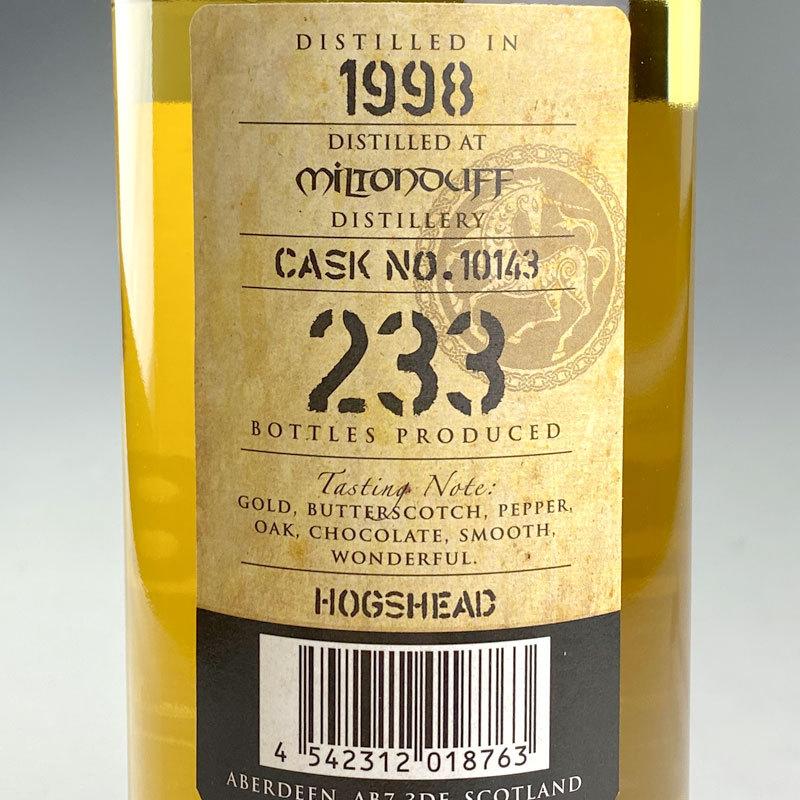 ミルトンダフ 1998 21年 ゴールドラベル キングスバリー Kingsbury Gold Miltonduff 21 yo [1998] / キングスバリー ゴールド