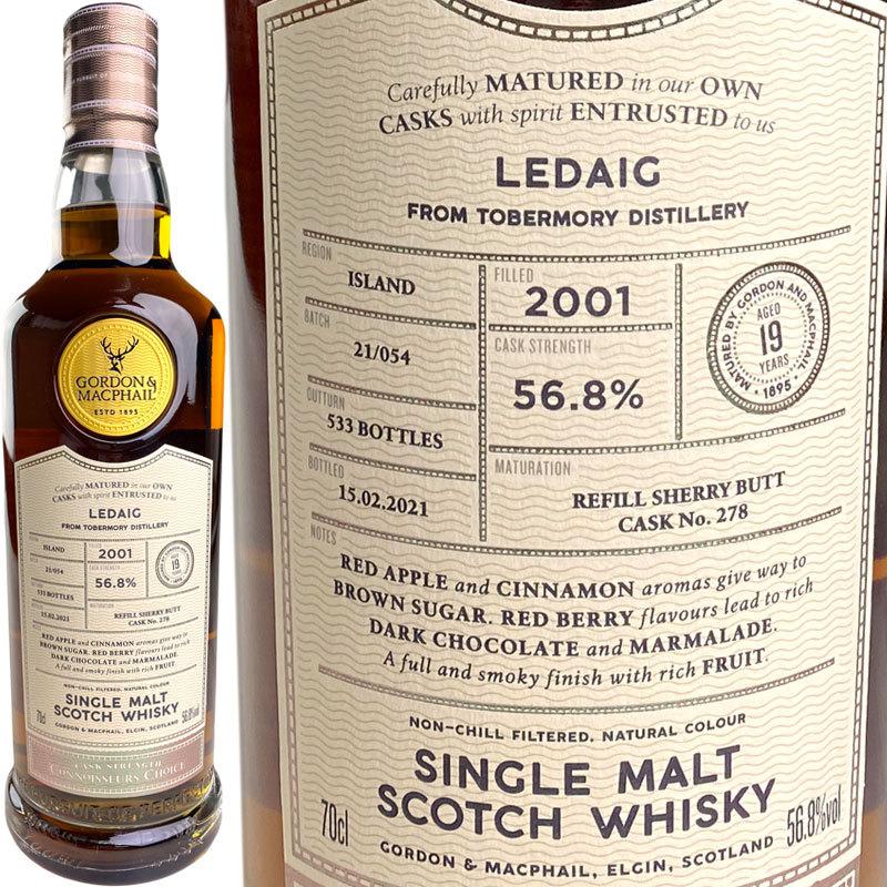 Gordon & MacPhail Ledaig 19 yo [2001] / ゴードン ＆ マクファイル コニサーズチョイス カスクストレングス レダイグ 19年 [SW]